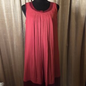 Banana Republic Sleeveless Red Mini Dress